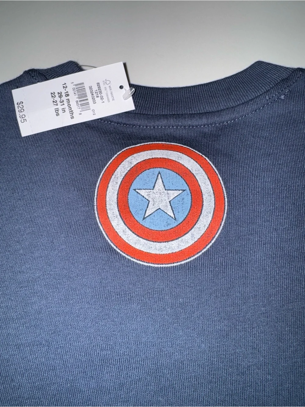 Baby GAP Marvel & DC Superhero Boys’ Long Sleeve T-Shirt Bundle 12-18M